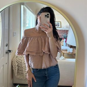 Zara off shoulder top